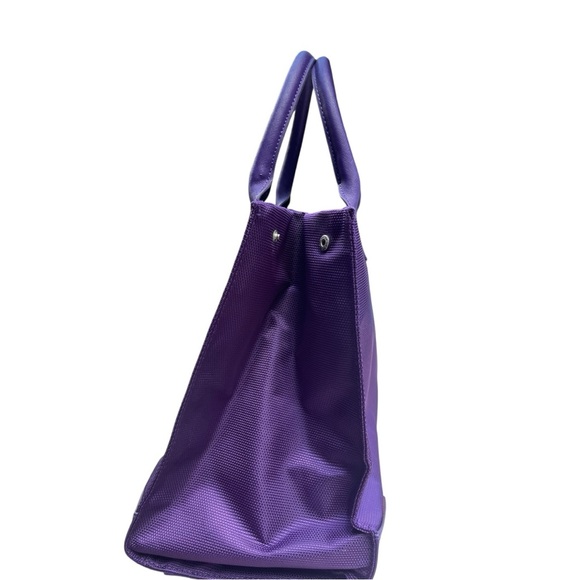 JOY Mangano Signature Tote in purple. Great for travel, business or weekend bag. - Picture 4 of 8